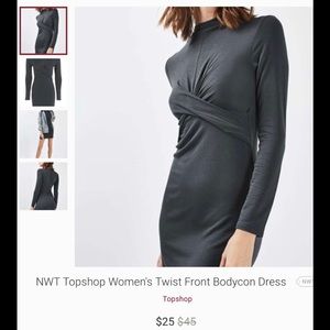 Grey Top Shop Dress